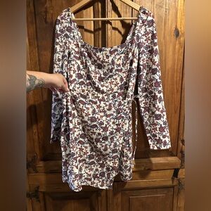 Abercrombie Long Sleeve Wrap Dress